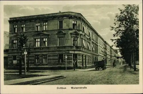 Ak Cottbus Brandenburg, Waisenstraße, Kolonialwarengeschäft