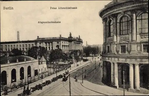 Ak Berlin Mitte, Prinz Albrecht Straße, Preißisches Abgeordnetenhaus