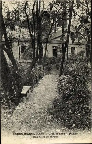 Ak Paris VII. Arrondissement Palais Bourbon, Villa de Saxe