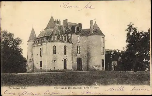 Ak Vihiers Maine et Loire, Chateau de Beaurepaire