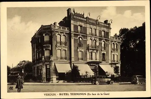 Ak Verdun Lothringen Meuse, Hotel Terminus