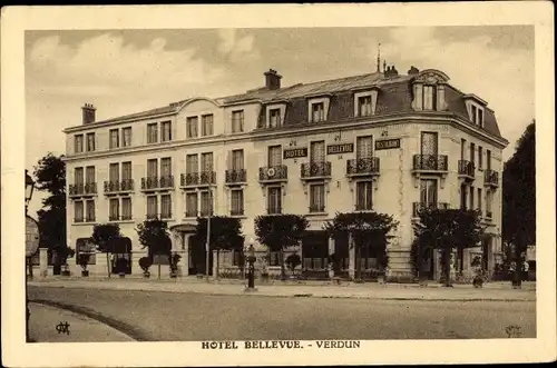 Ak Verdun Lothringen Meuse, Hotel Bellevue