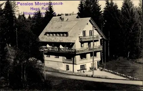 Ak Hinterzarten im Südschwarzwald, Pension Morgensonne