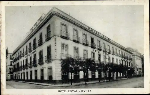 Ak Sevilla Andalusien Spanien, Hotel Royal