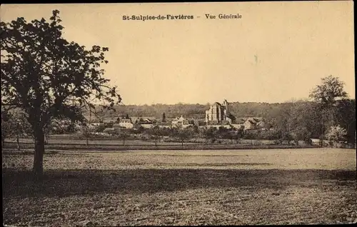 Ak St. Sulpice de Favieres Essonne, Vue générale