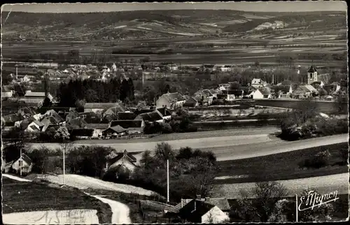 Ak Marsangy Yonne, Vue générale, Blick auf den Ort, Felder