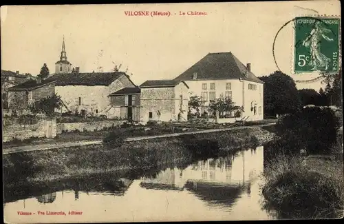 Ak Vilosnes Haraumont Lothringen Meuse, Le Chateau