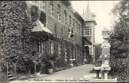 Ak Trélon Nord, Château des Carmes