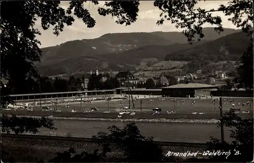 Foto Ak Waldkirch in BW, Blick zum Strandbad