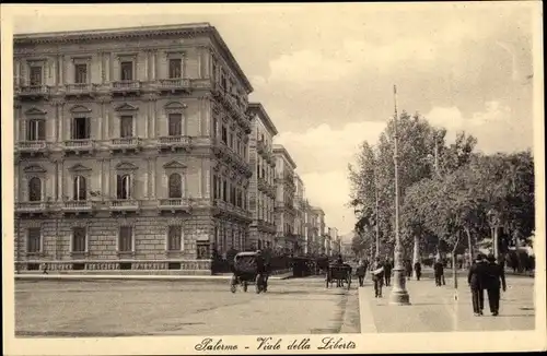 Ak Palermo Sicilia, Viale della Liberta