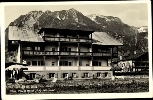 Ak Oberstdorf im Oberallgäu, Privat Hotel Kappeler Haus