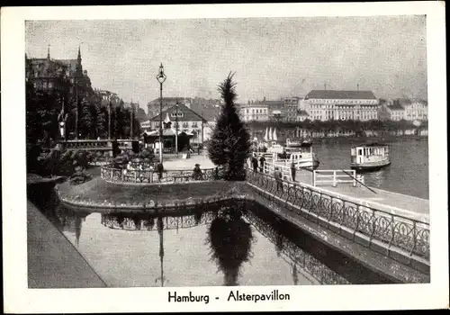 Ak Hamburg, Alsterpavillon