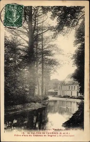 Ak St. Sulpice de Favieres Essonne, Chateau de Segrez