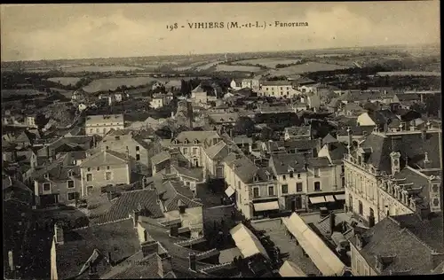 Ak Vihiers Maine et Loire, Panorama