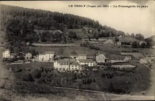 Ak Le Tholy Vosges, La Fromagerie du pays, vue générale, forêt