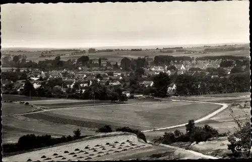 Ak Malay le Grand Yonne, Vue générale, Blick auf den Ort, Felder