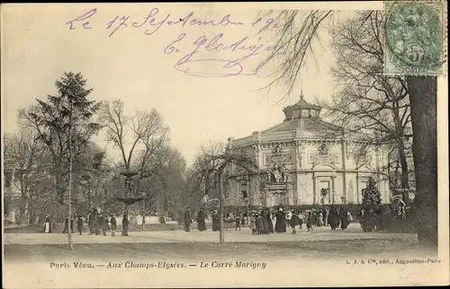 Ak Paris VIII., Paris Vécu, Aux Campx Elysees, le Carre Marigny
