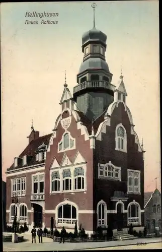 Ak Kellinghusen in Schleswig Holstein, Neues Rathaus