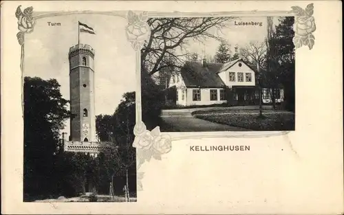 Ak Kellinghusen in Schleswig Holstein, Luisenberg, Turm