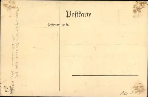 Handgemalt Ak Montreux Lothringen Meurthe et Moselle, Artilleriekantine, Fensterblick