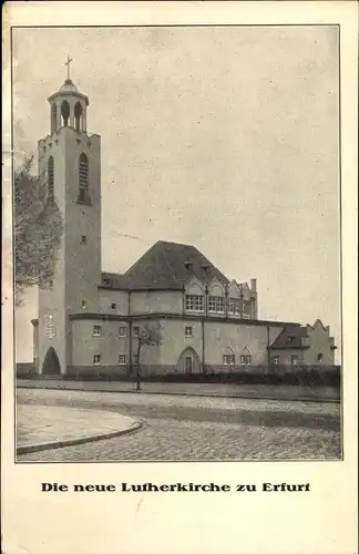 Ak Erfurt in Thüringen, Lutherkirche