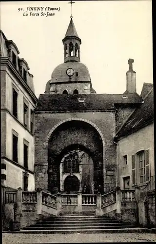 Ak Joigny Yonne, La Porte Saint Jean