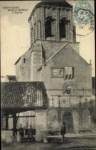 Ak Frontenay Rohan Rohan Deux Sèvres, L'Église