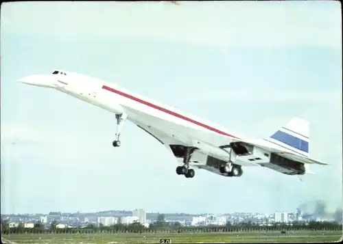 Ak Concorde en vol 1969, British Aircraft Corporation, Stadtbild