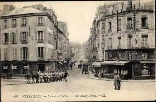Ak Versailles Yvelines, Rue de Satory