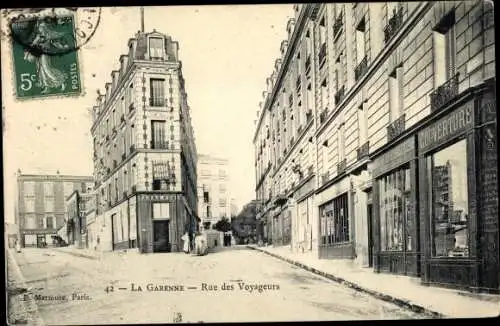 Ak La Garenne Hauts-de-Seine, Rue des Voyageurs