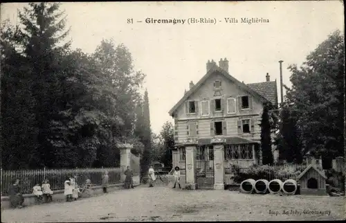 Ak Giromagny Territoire de Belfort, Villa Miglierina