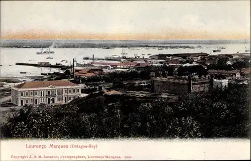 Ak Lourenco Marques Mosambik, Delagoa Bay, Panorama