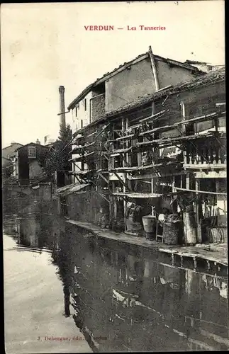 Ak Verdun Lothringen Meuse, Les Tanneries