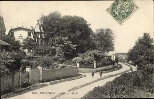 Ak Champigny sur Marne Val de Marne, Les Quais