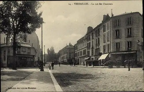 Ak Versailles Yvelines, Rue des Chantiers