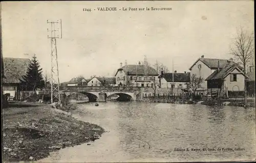 Ak Valdoie Territoire de Belfort, Le Pont sur la Savoureuse