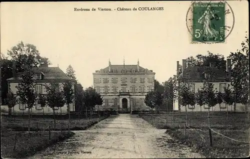 Ak Vierzon Cher, Chateau de Coulanges