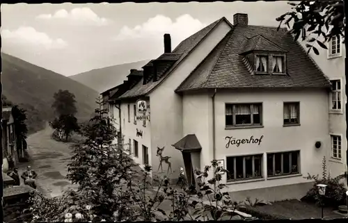 Ak Alf an der Mosel Rheinland Pfalz, Hotel Pension Jägerhof