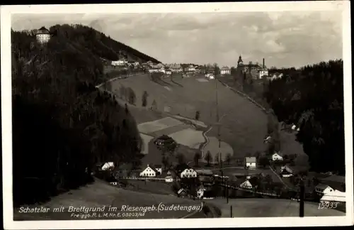 Ak Žacléř Schatzlar im Riesengebirge Region Königgrätz, Brettgrund