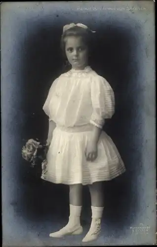 Ak Prinzessin Anna von Sachsen, Kinderportrait