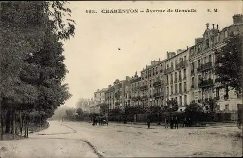 Ak Charenton Val de Marne, Avenue de Gravelle