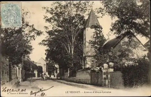 Ak Le Vesinet Yvelines, Avenue d'Alsace Lorraine