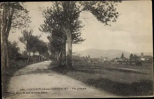 Ak Lachapelle sous Rougemont Territoire de Belfort, Vue générale