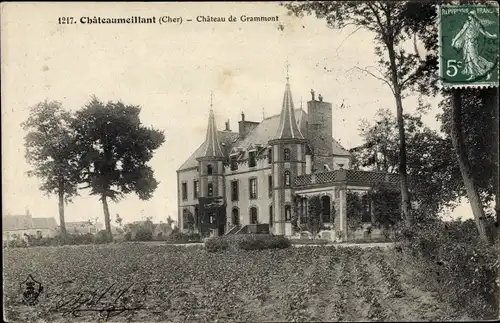 Ak Chateaumeillant Cher, Chateau de Grammont