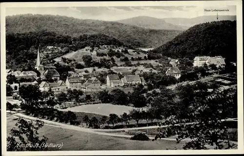 Ak Neustadt Harztor in Thüringen, Totalansicht, Haus Lebenswende