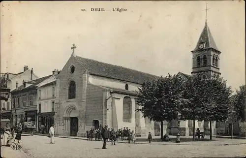 Ak Deuil Val d'Oise, L'Eglise