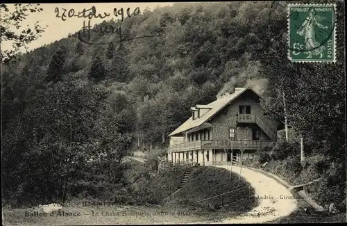 Ak Territoire de Belfort, Ballon d'Alsace, Le Chalet Bonaparte