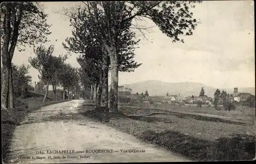 Ak Lachapelle sous Rougemont Territoire de Belfort, Vue générale