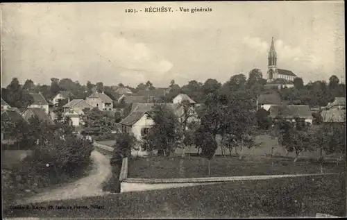 Ak Rechesy Territoire de Belfort, Vue générale