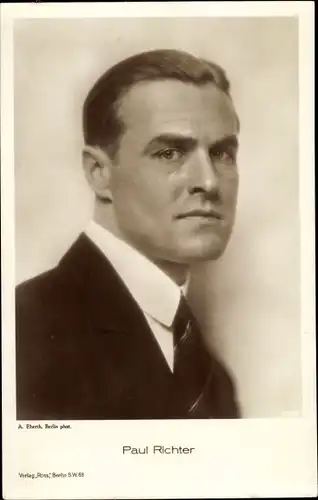 Ak Schauspieler Paul Richter, Portrait